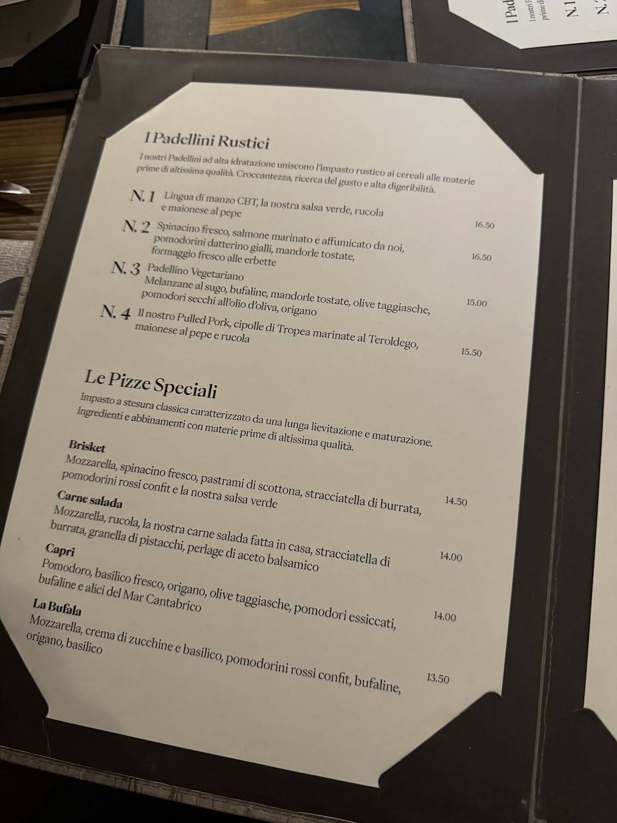 Menu di Lanterna Pizzeria & Brew Pub 