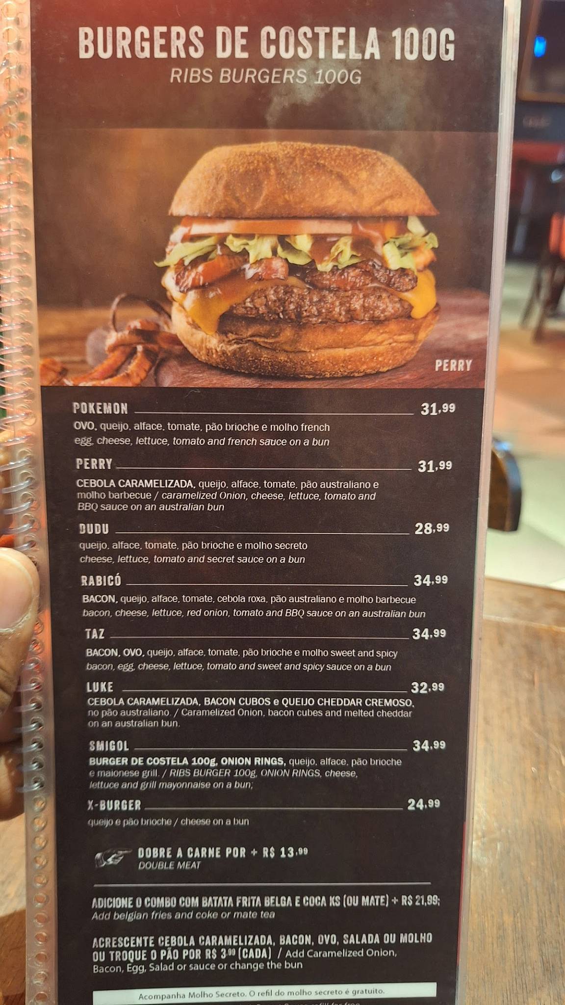LeMax Hamburgueria cardápio