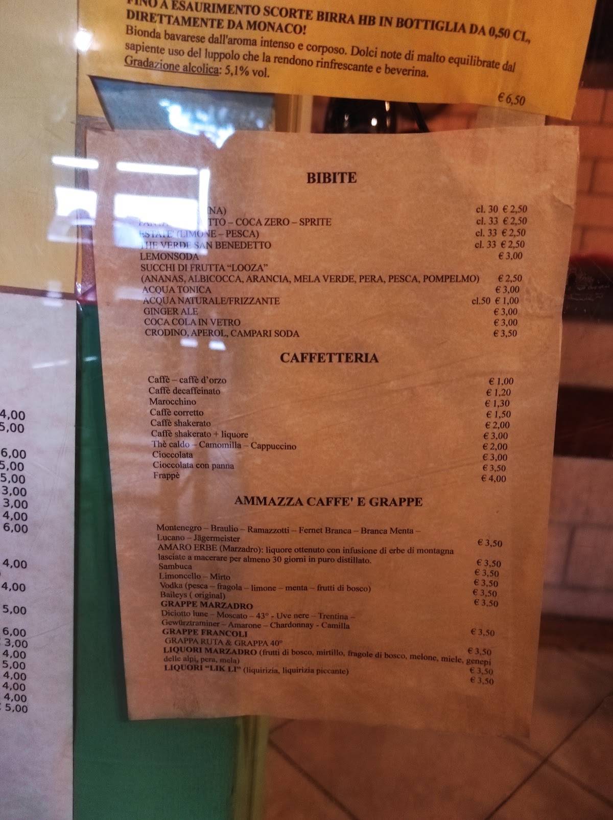 Menu di Leonardo Cafè 
