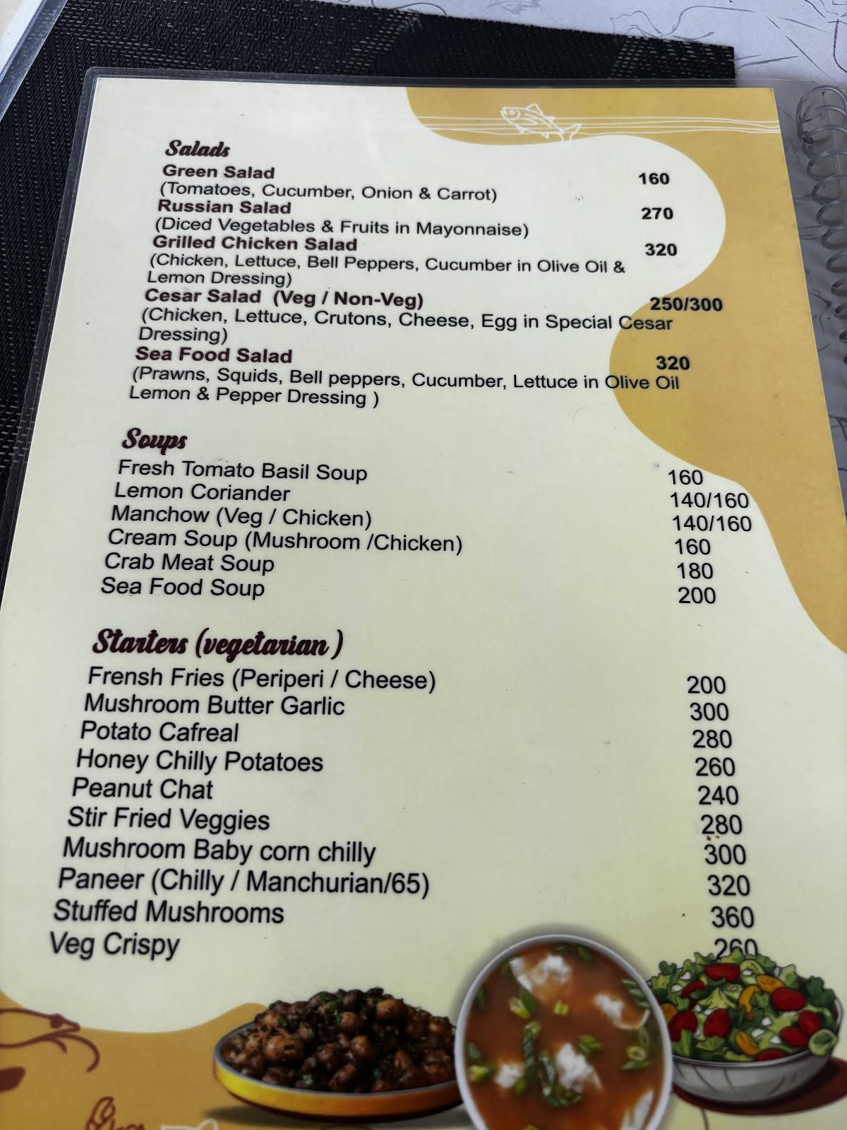 Little Goa Bar & Restaurant Bhatkar menu