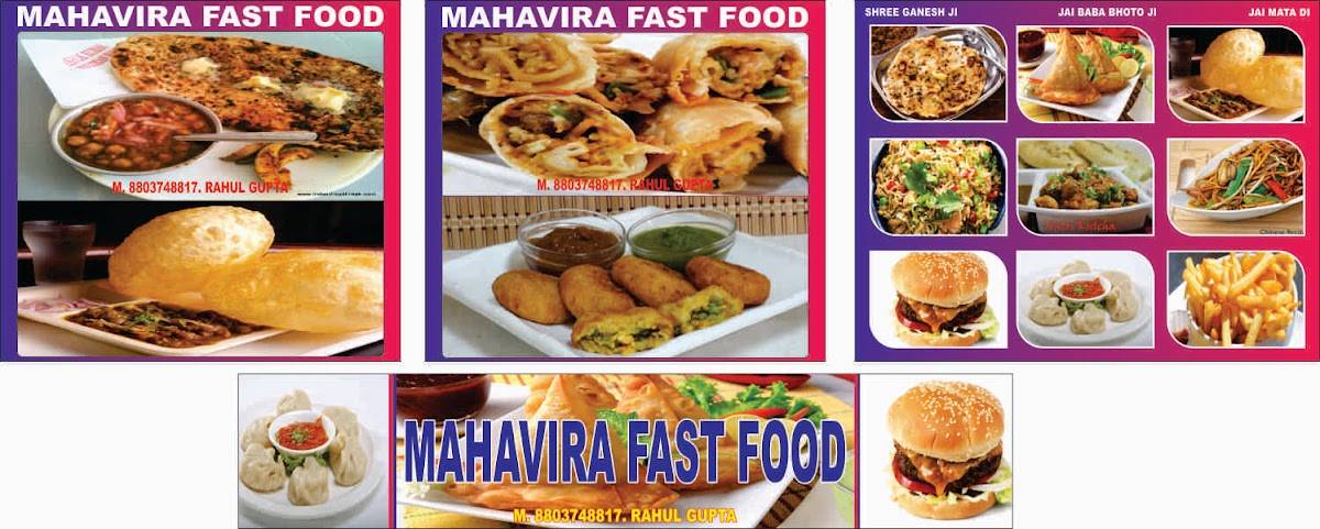 MAHAVIRA fast food and catering Serivce menu
