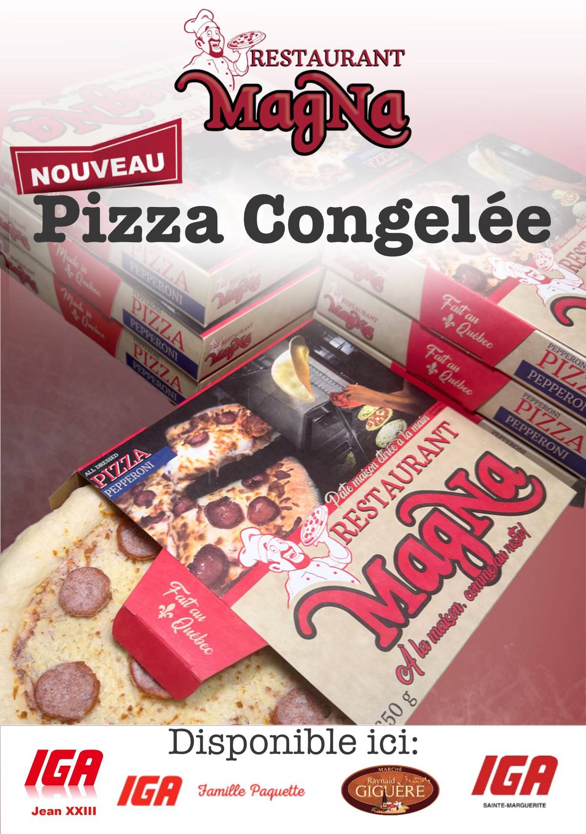 Menu de Restaurant Magna Pizza