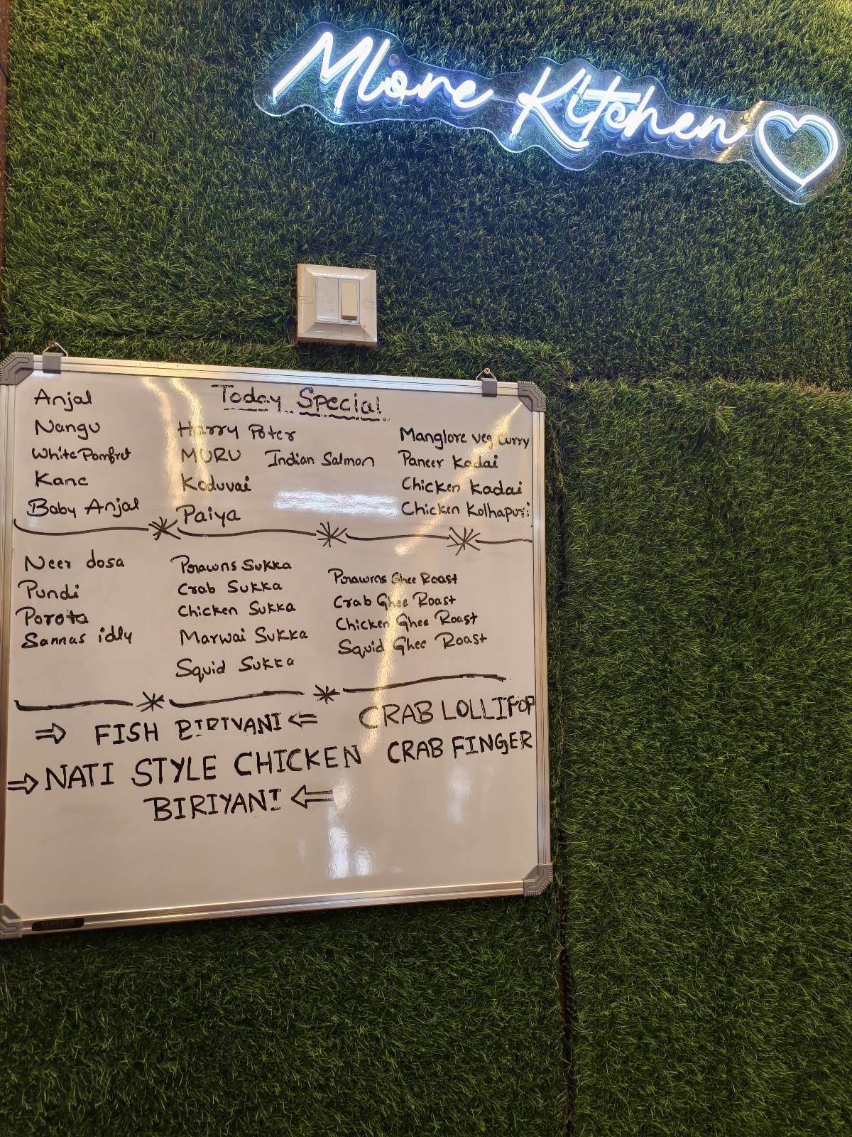 Mangalore Kitchen menu