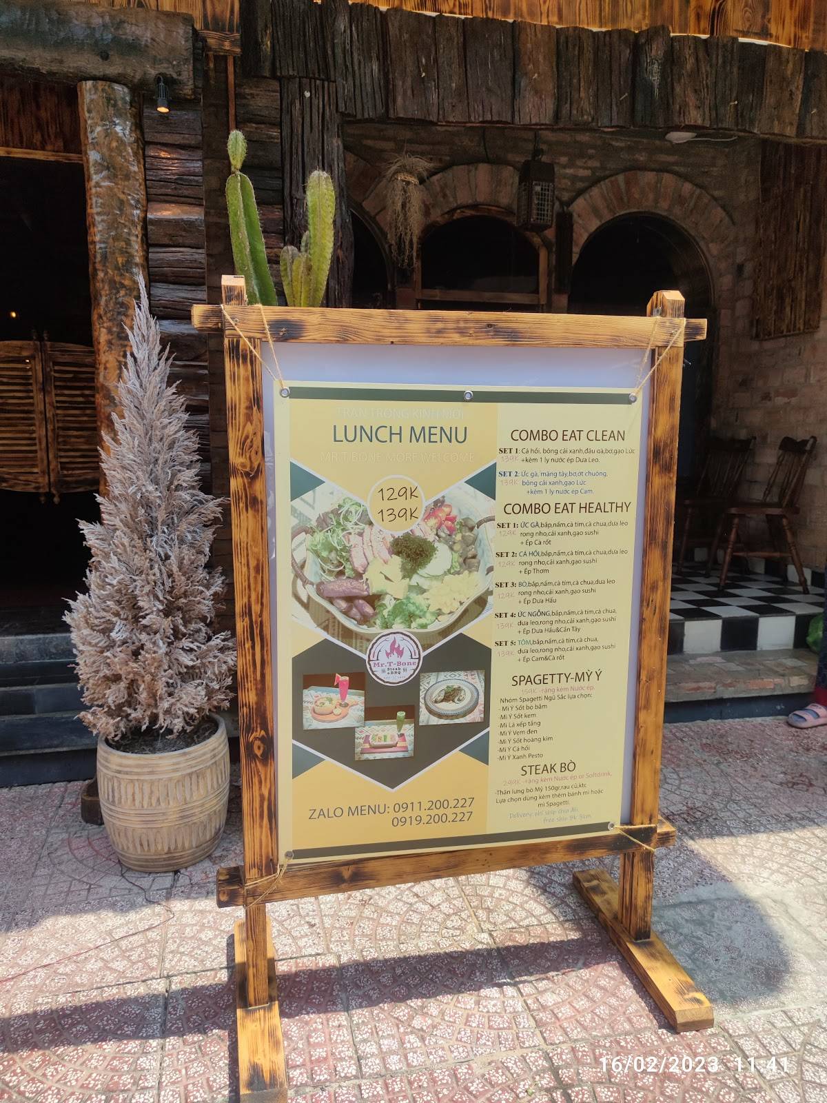 Menu at Mr.TBone Steak&BBQ Saigon, Ho Chi Minh City