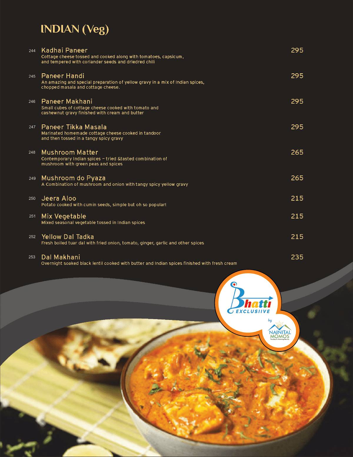 Nainital Momos - Multigrain momos menu