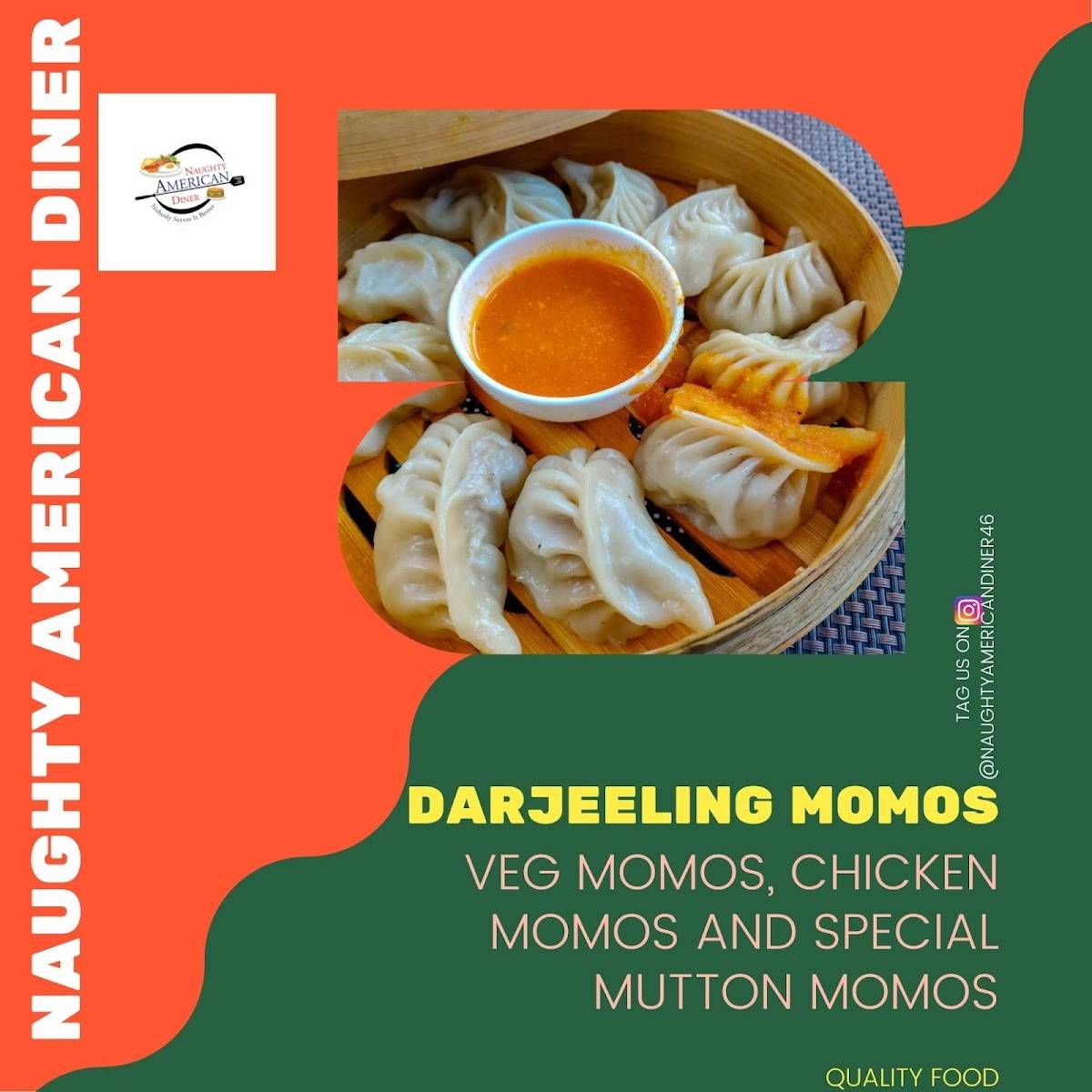 Naughty American Diner menu