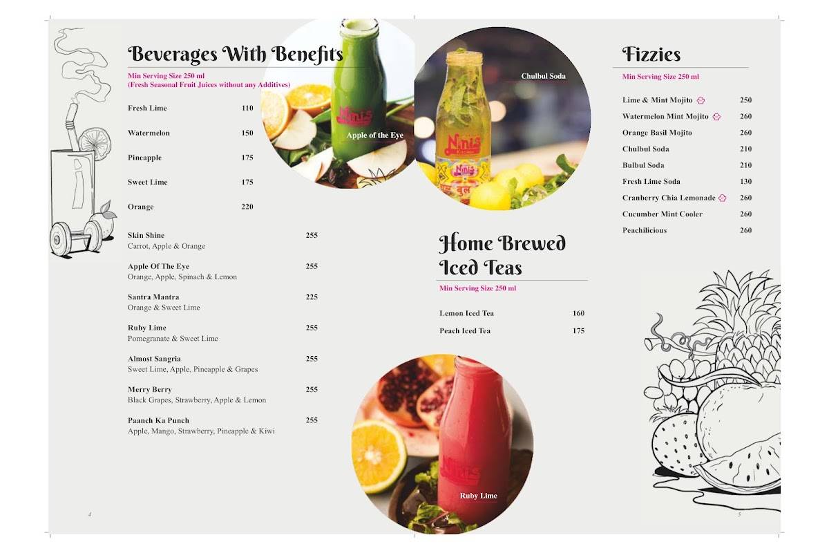 Nini's Kitchen - Piplod, Surat menu