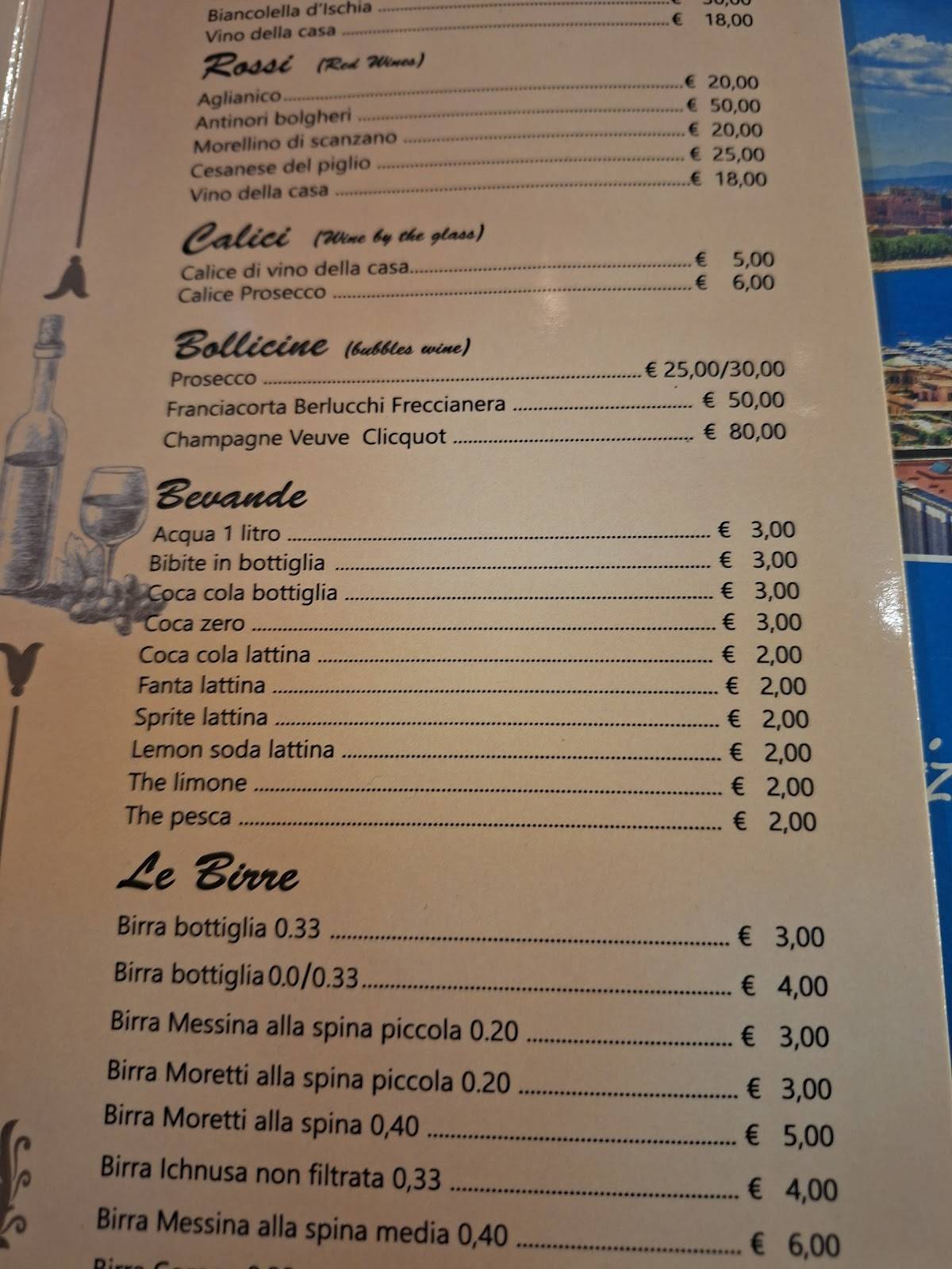 Menu di 'O Scugnizzo da Federico 