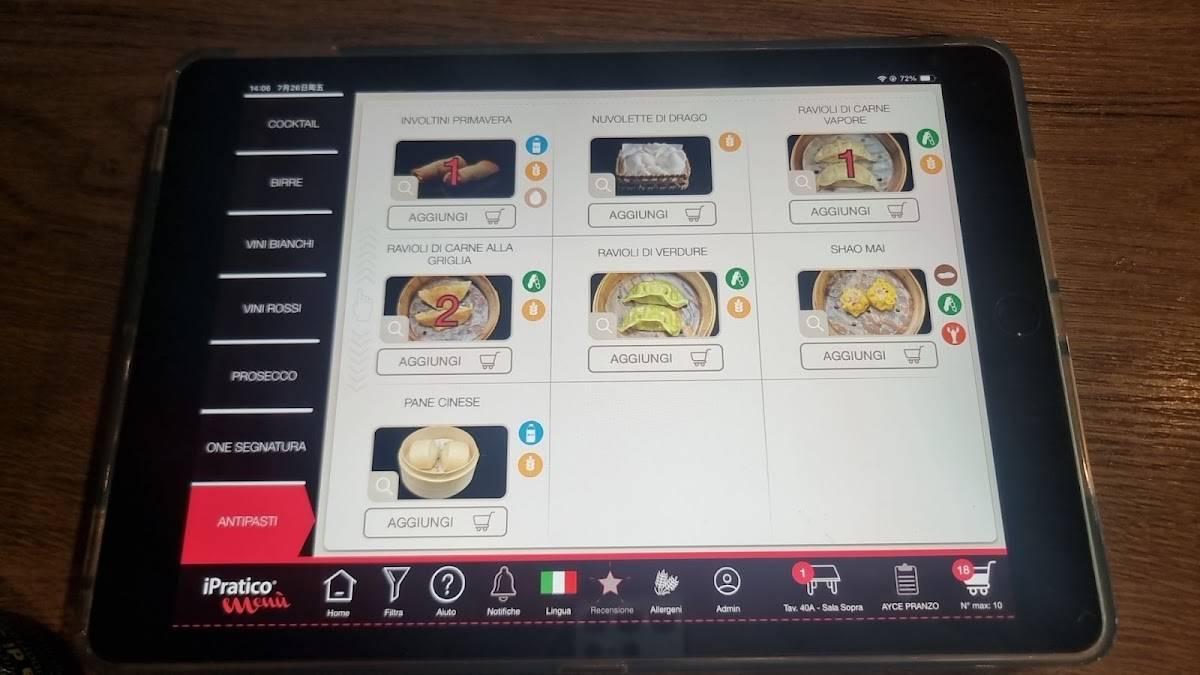 Menu di One Sushi • Fuorigrotta 