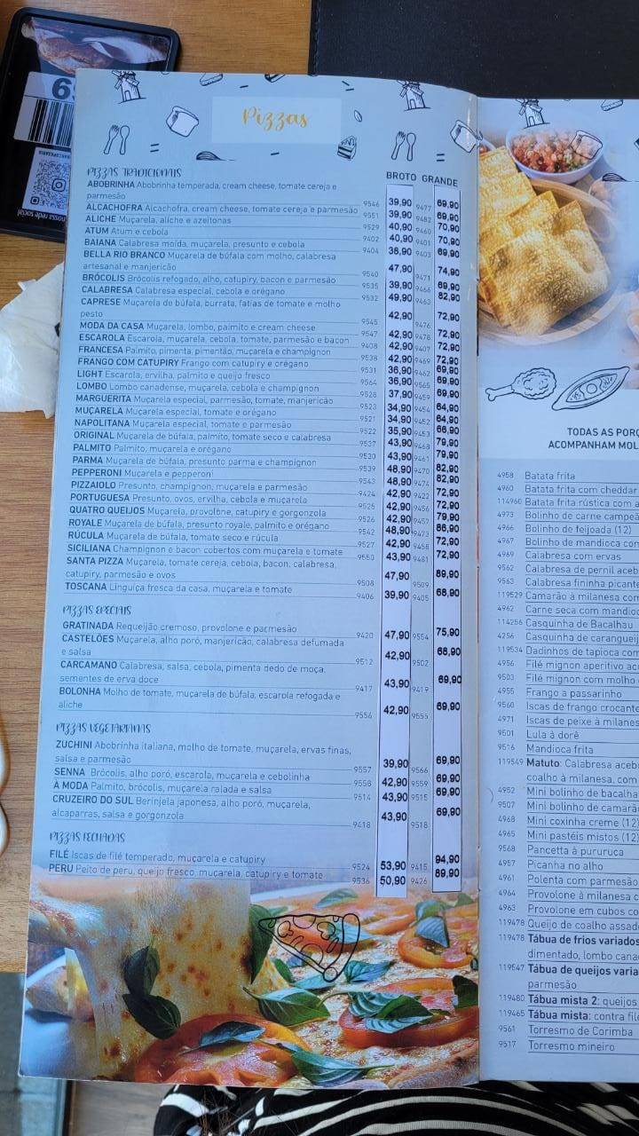 Padaria Bella Rio Branco cardápio
