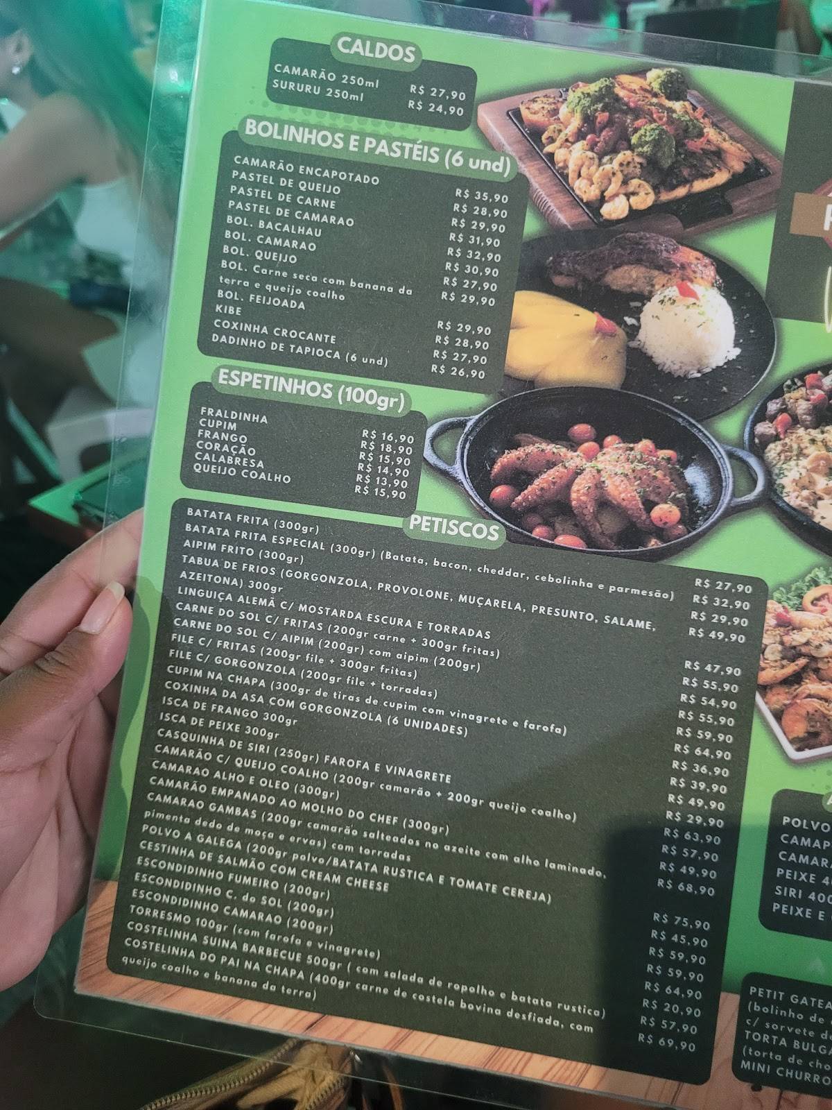 Pai Inácio Cozinha Gourmet cardápio