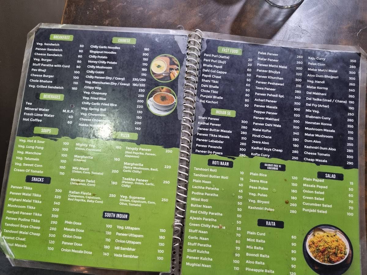 Pandit Dhaba menu