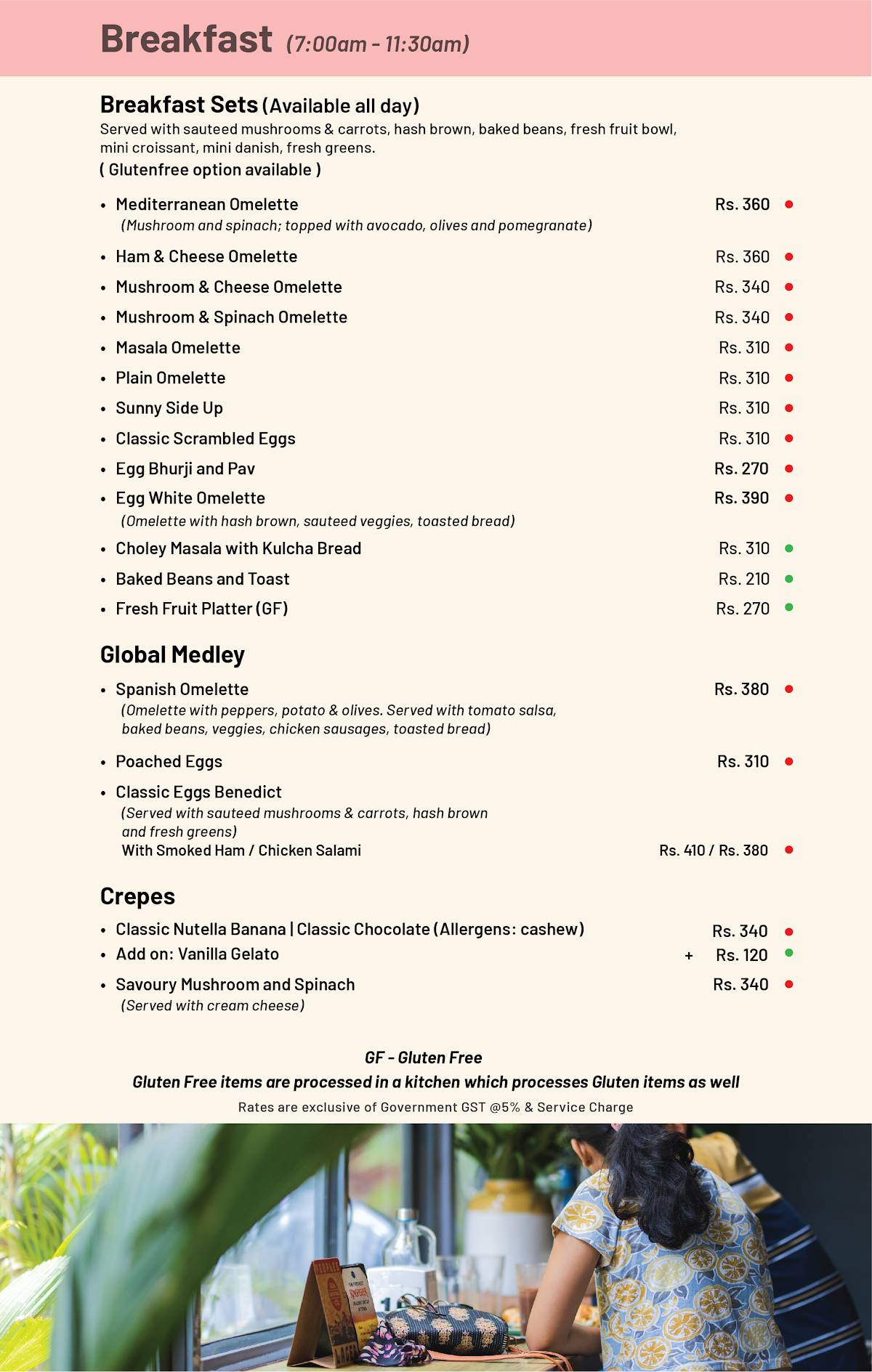 Perfect Cup - Cafe Bar menu