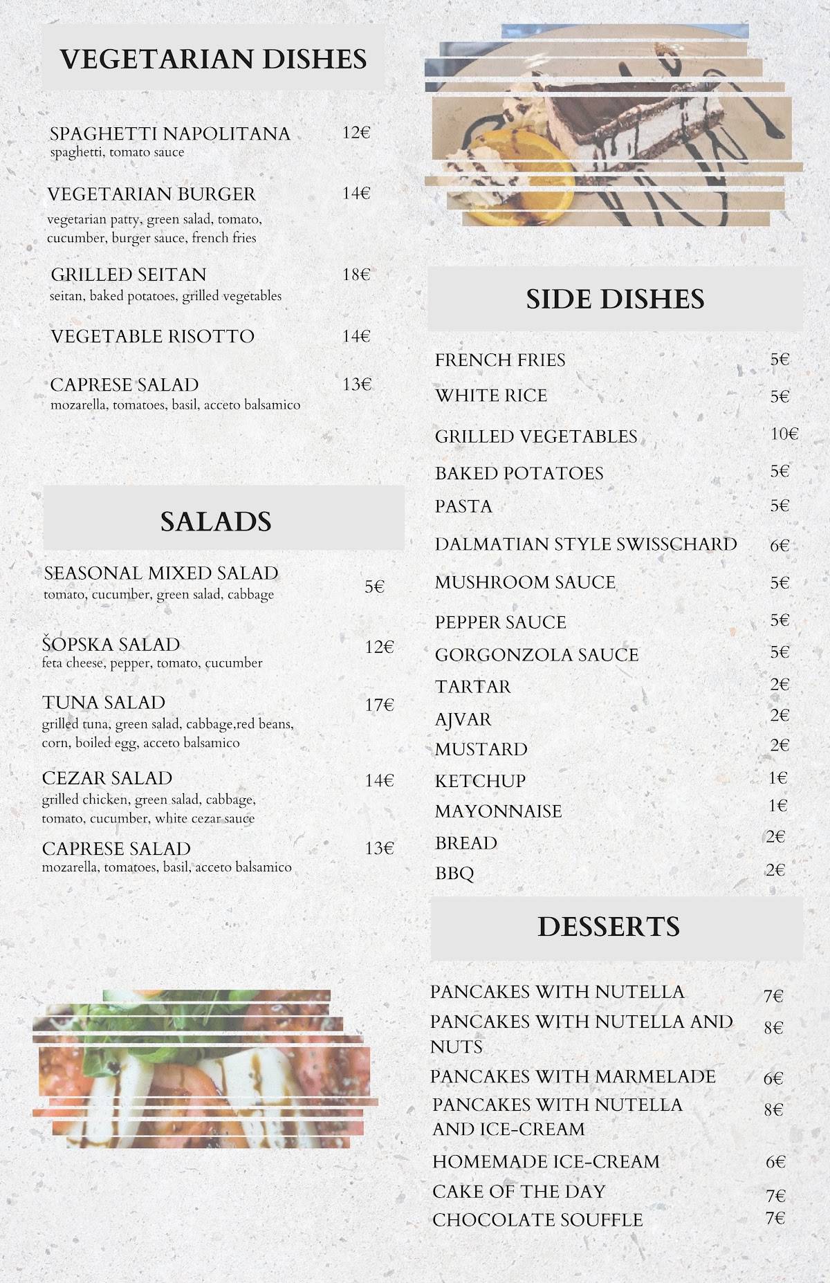 Menu di Pirates Kitchen 