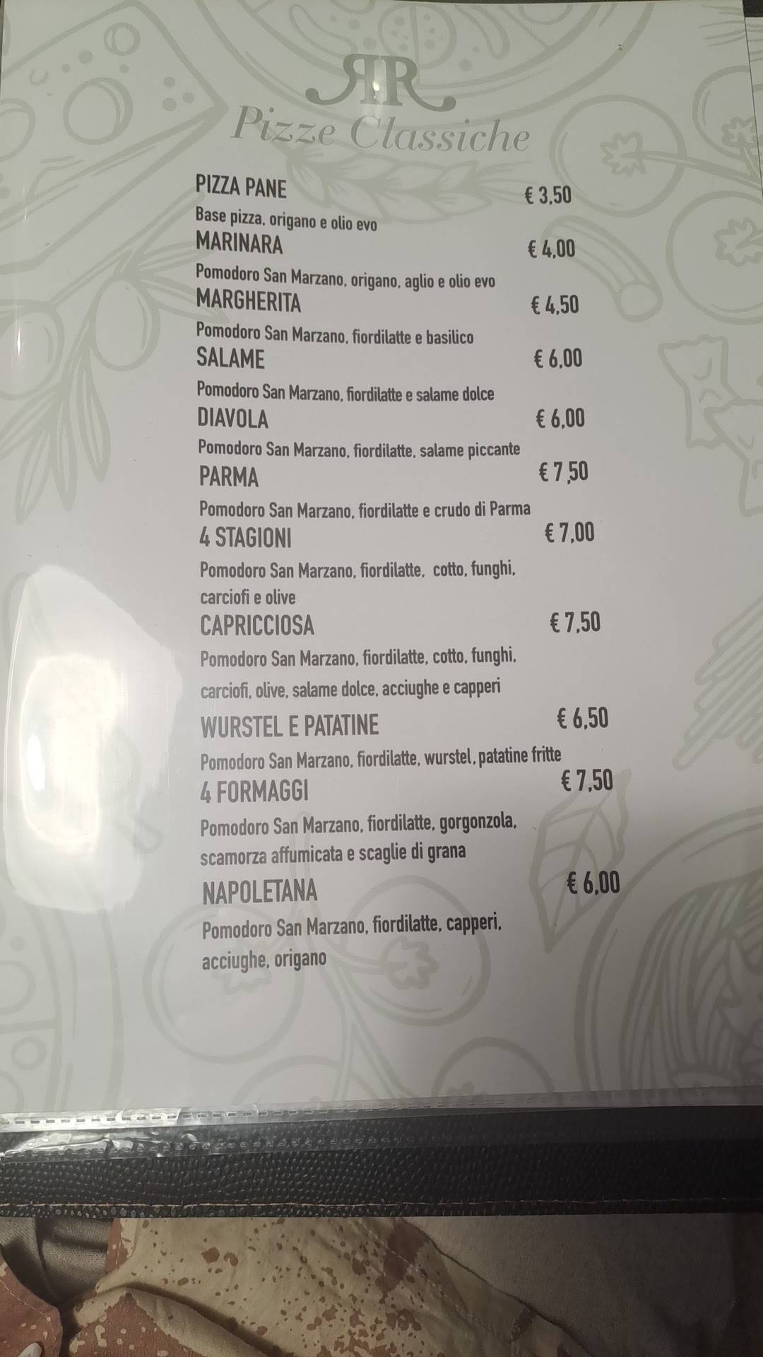 Menu di Romeo 