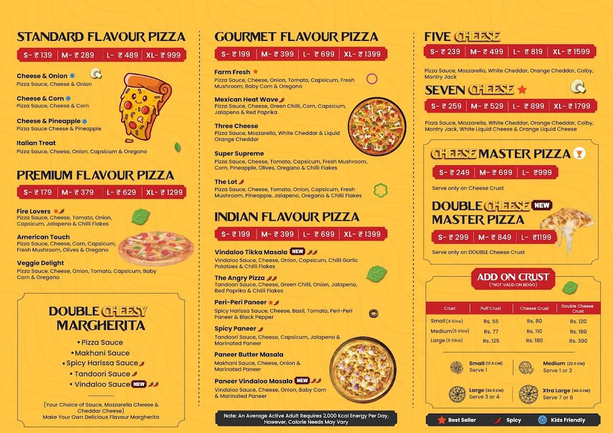 Puffizza ( Raiya Circle ) menu