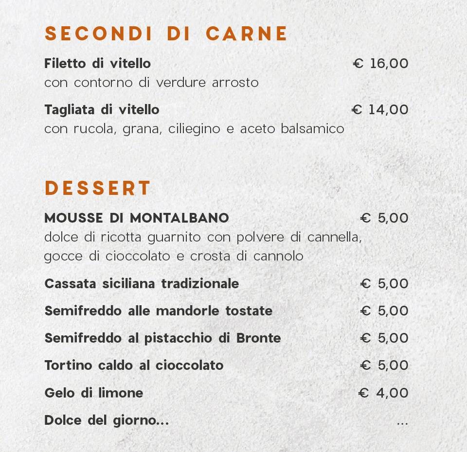 Menu di Quore Matto 
