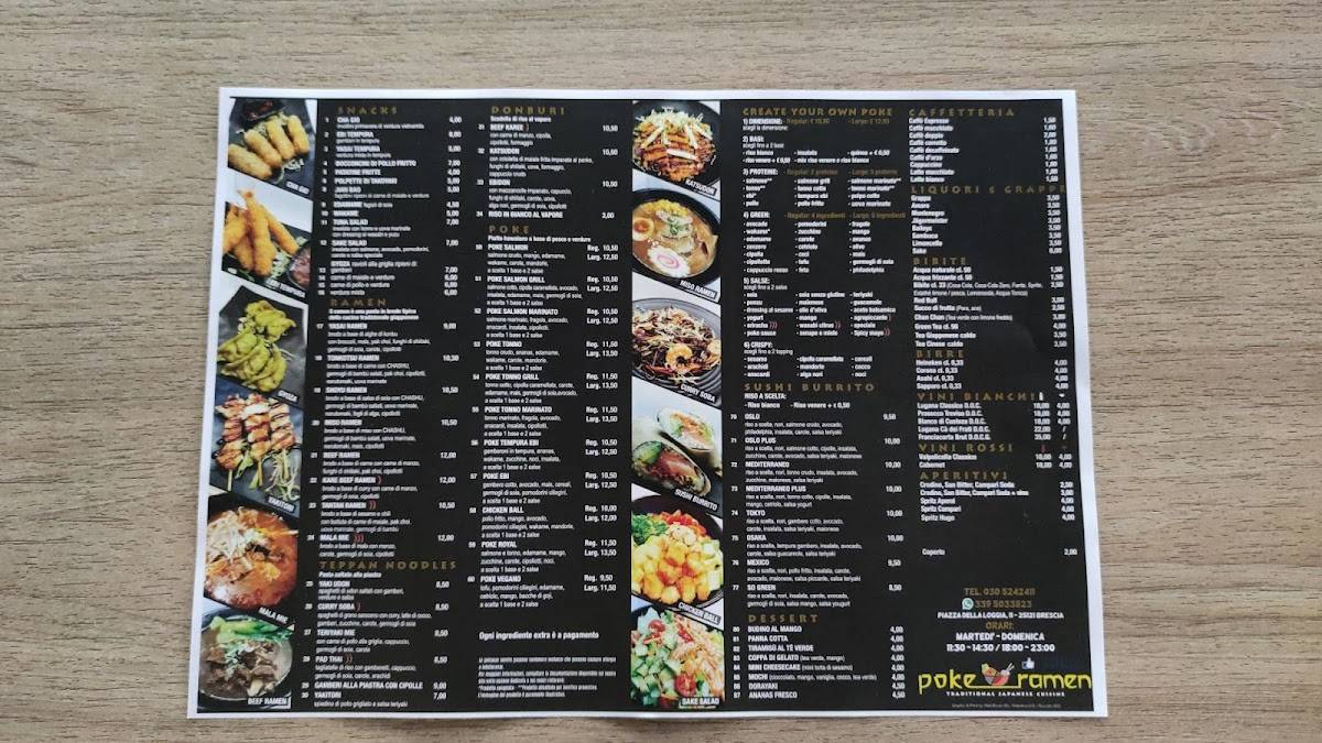 Menu di Ramen & Ramen Brescia 