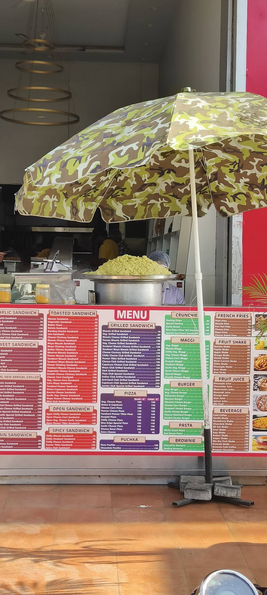 Ravi Alpahar scheme no.140 menu