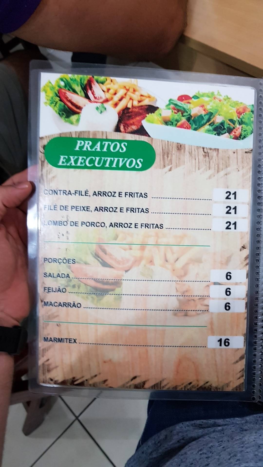 Restaurante Nobílis cardápio