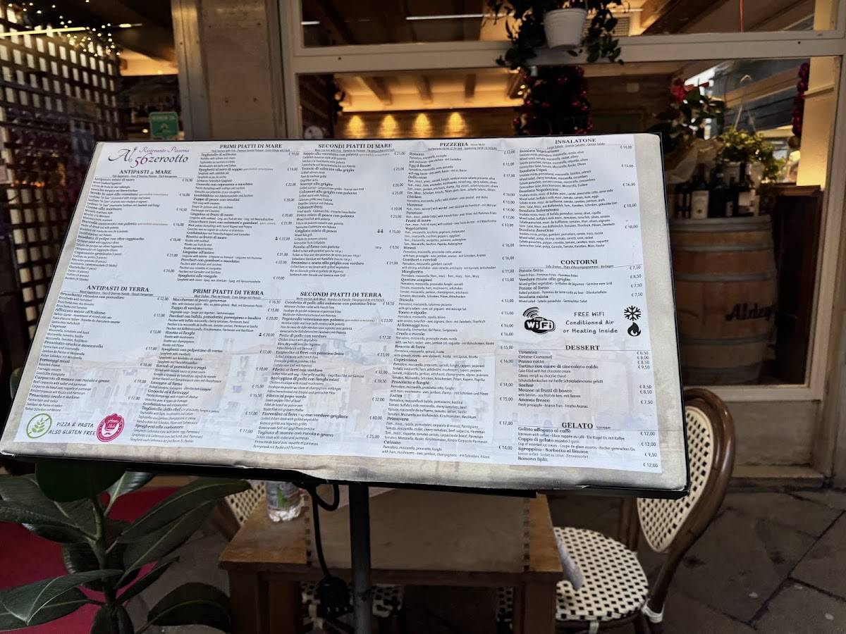 Menu di Ristorante Al56zeroOtto 