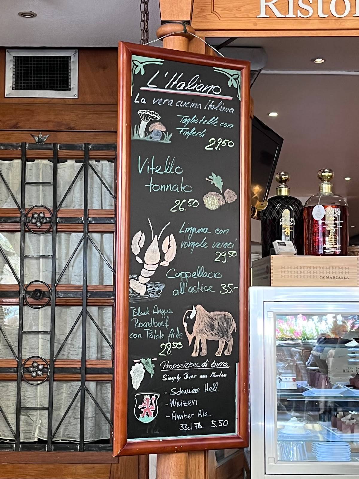Menu di Ristorante L'Italiano 