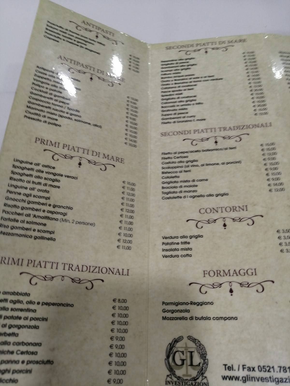 albergo la certosa ristorante da pappone