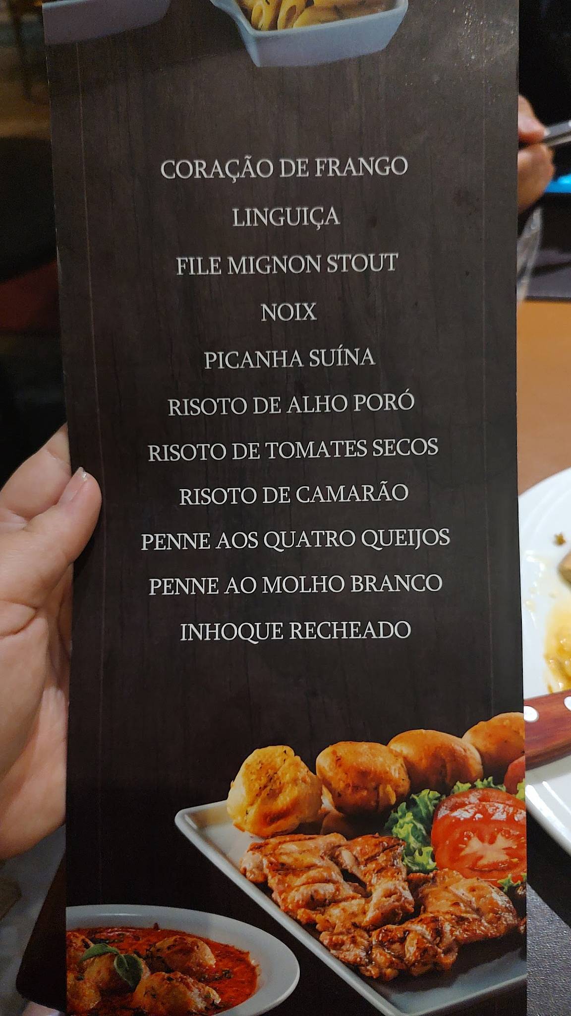 Mocellin Gourmet cardápio