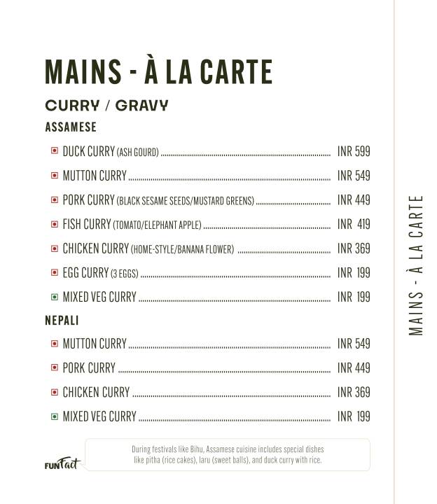 SINGJU,Juhu Tara Road menu