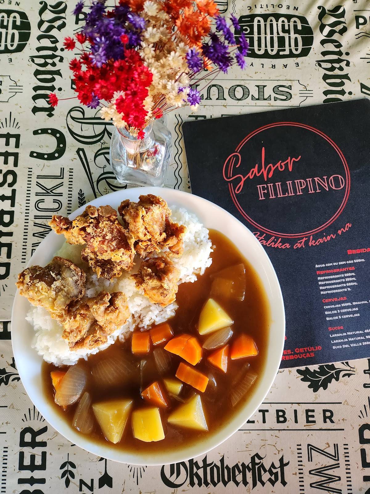 Sabor Filipino cardápio