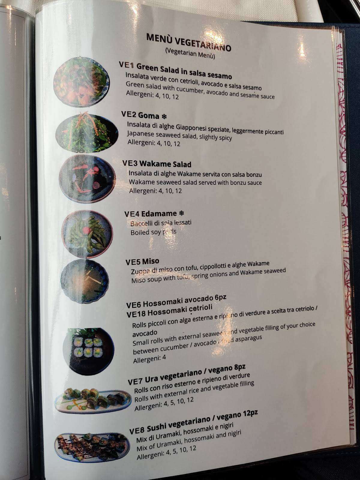 Menu di Sakura Ristorante Giapponese Sesto 