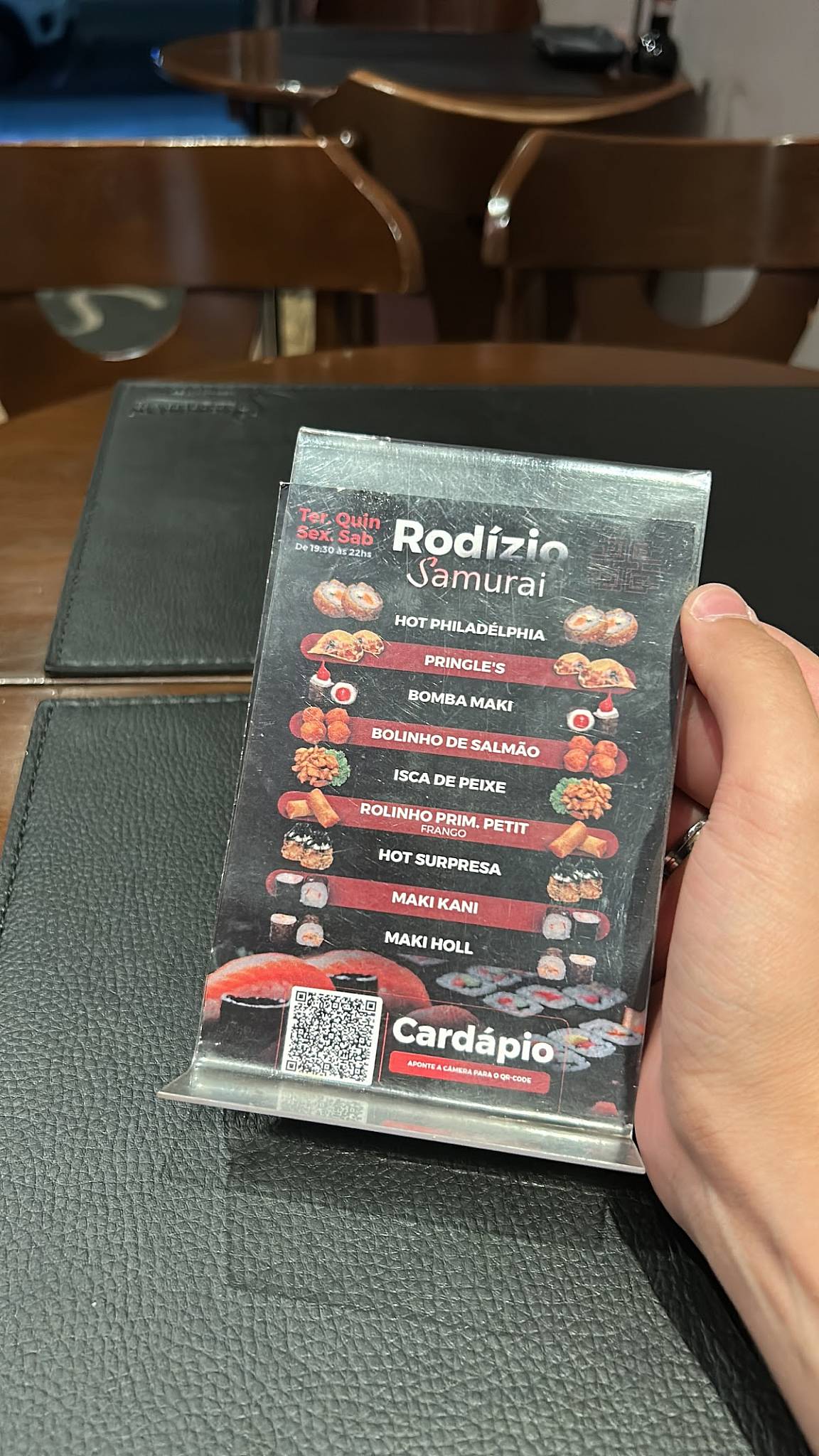 Samurai Japa Lounge cardápio