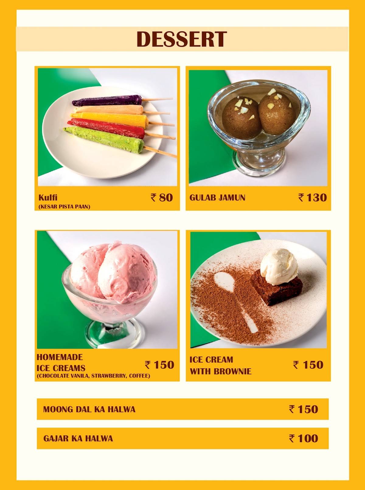 Sandoz Restaurant - Paschim Vihar menu