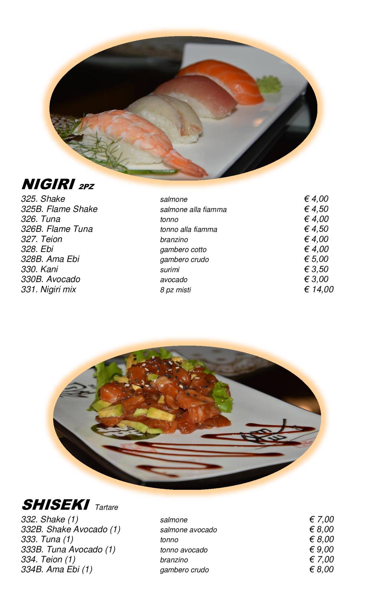 Menu di Shanghai 