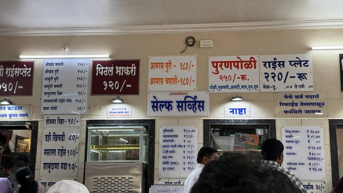 Shri LAXMI Hotel menu