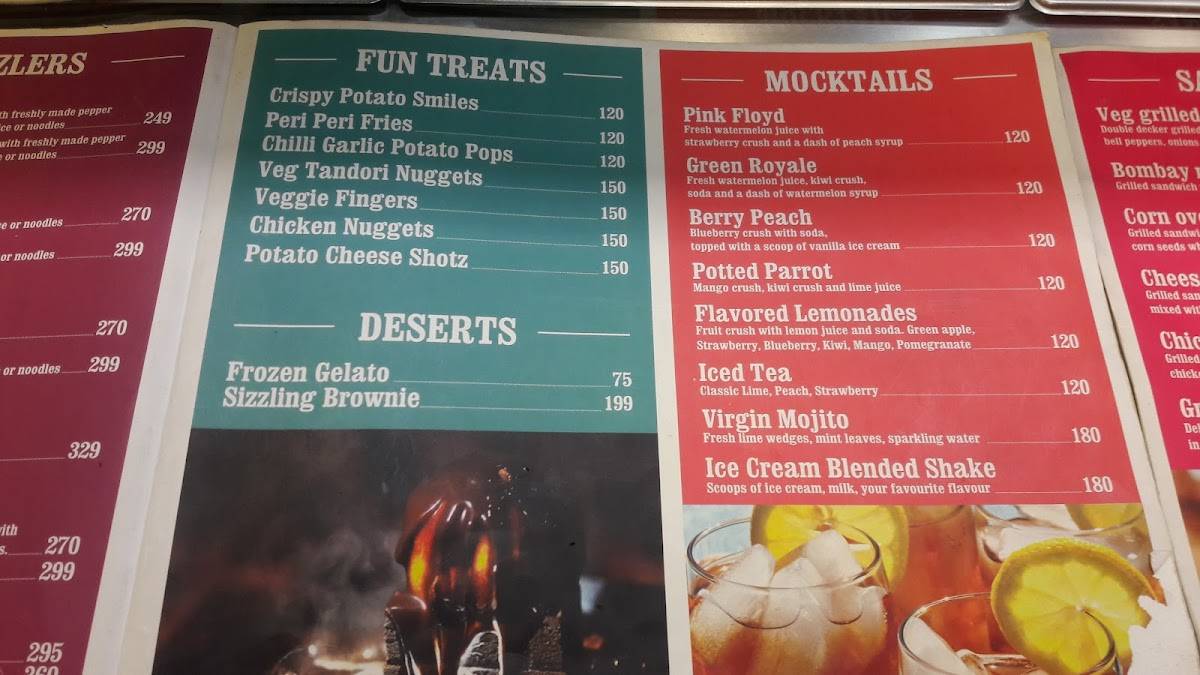 Smoke menu