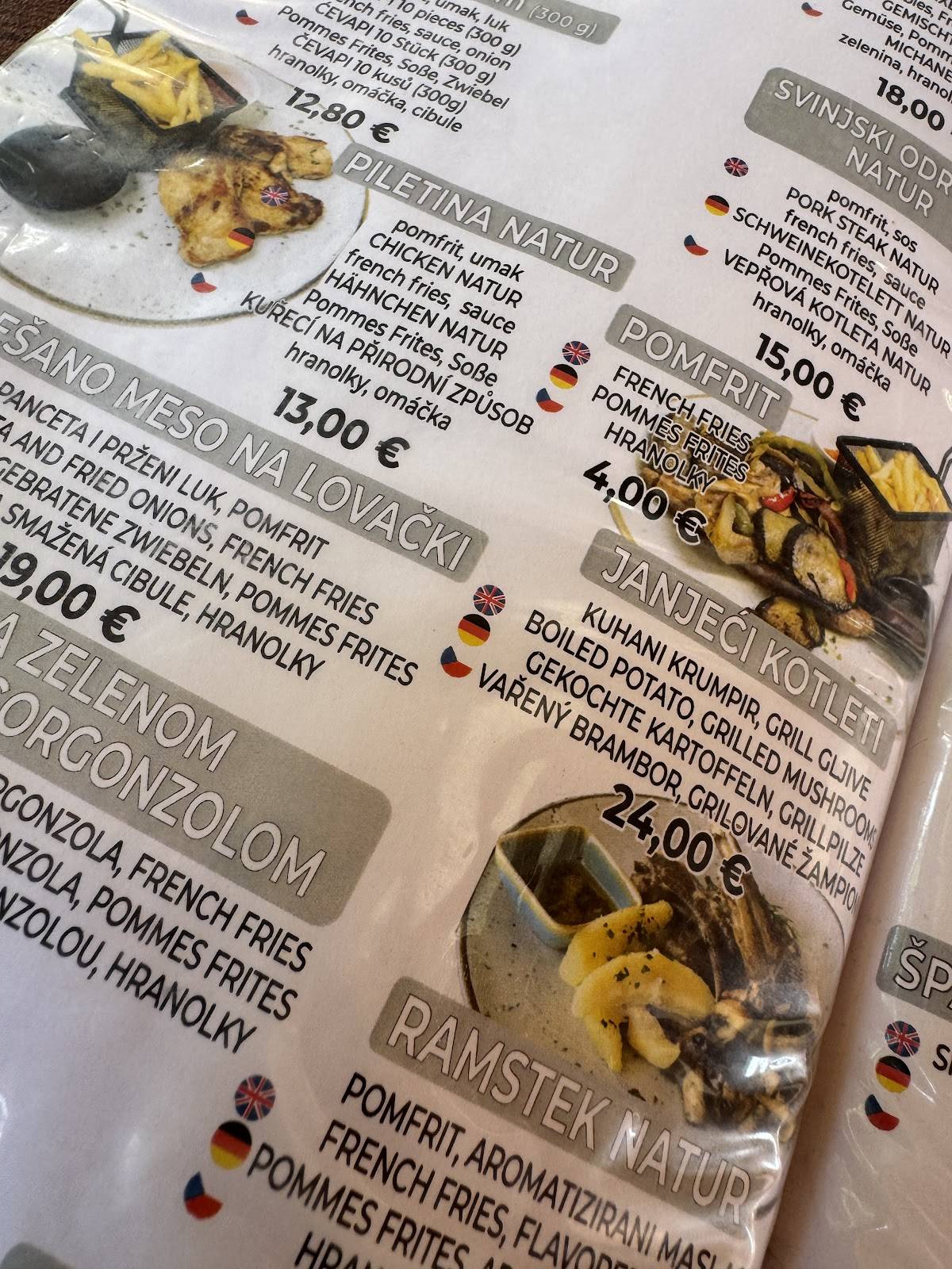 Menu di Stella 
