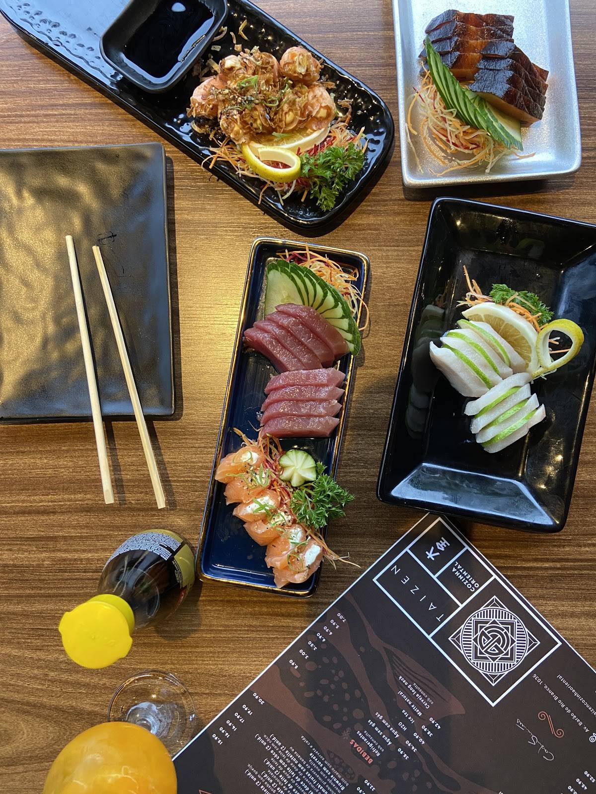 Taizen Cozinha Oriental cardápio