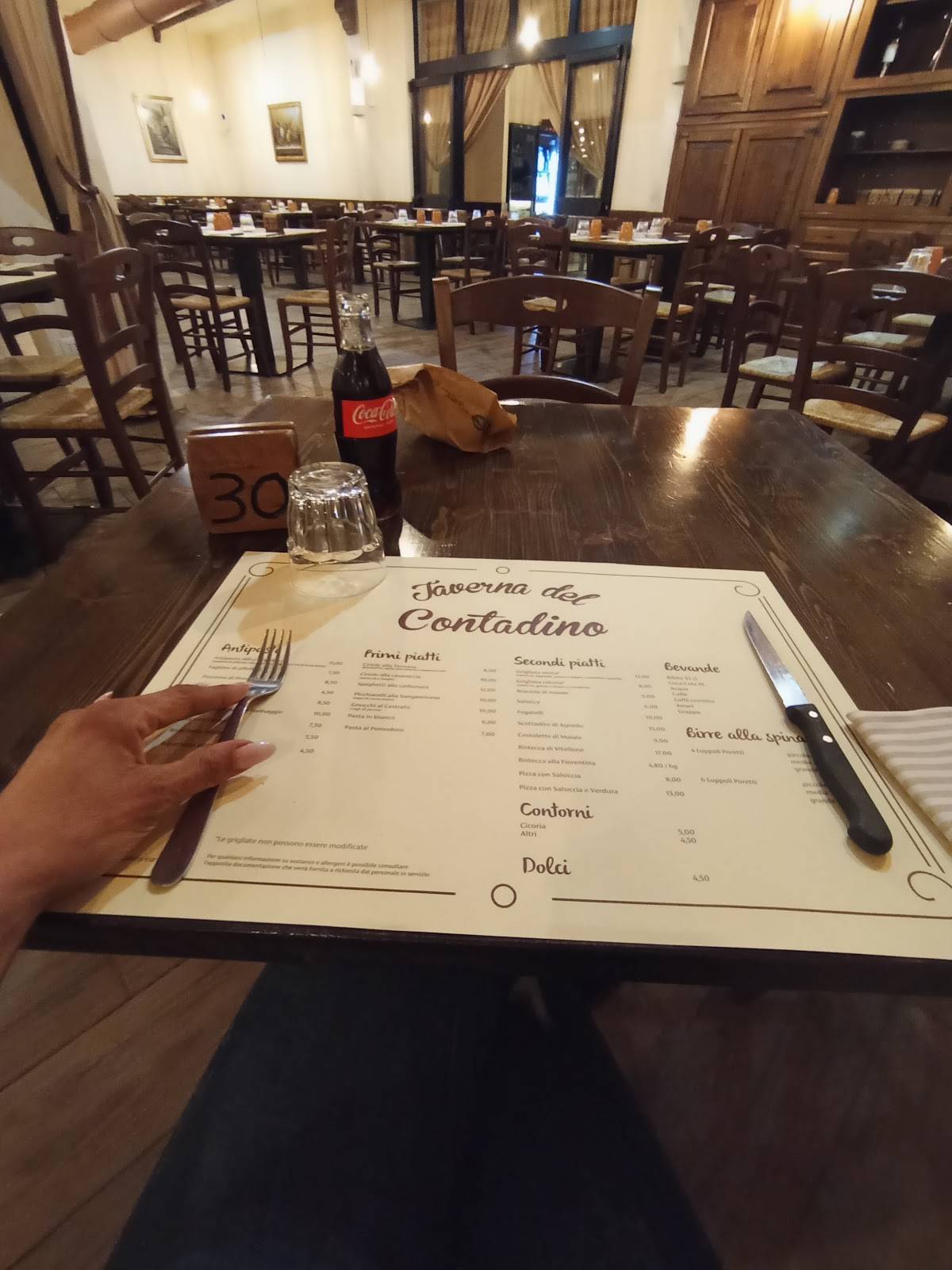 Menu di Taverna del Contadino 3 