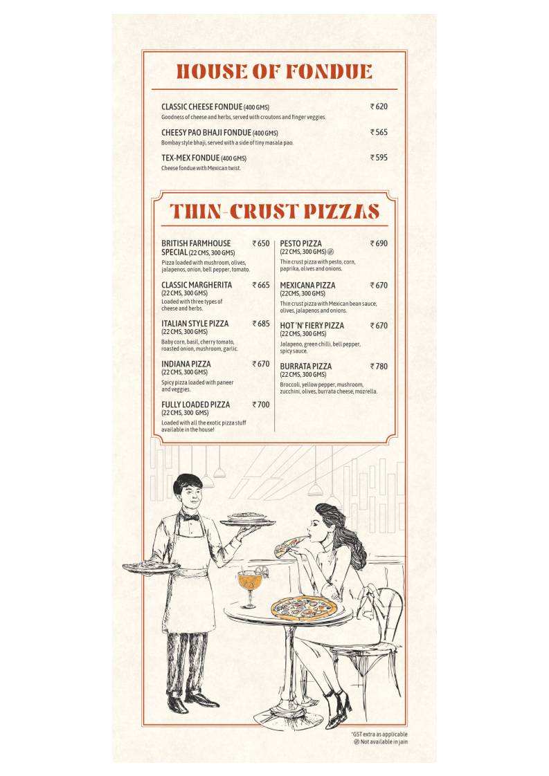 Terracotta Multicuisine Restaurant & Banquet menu