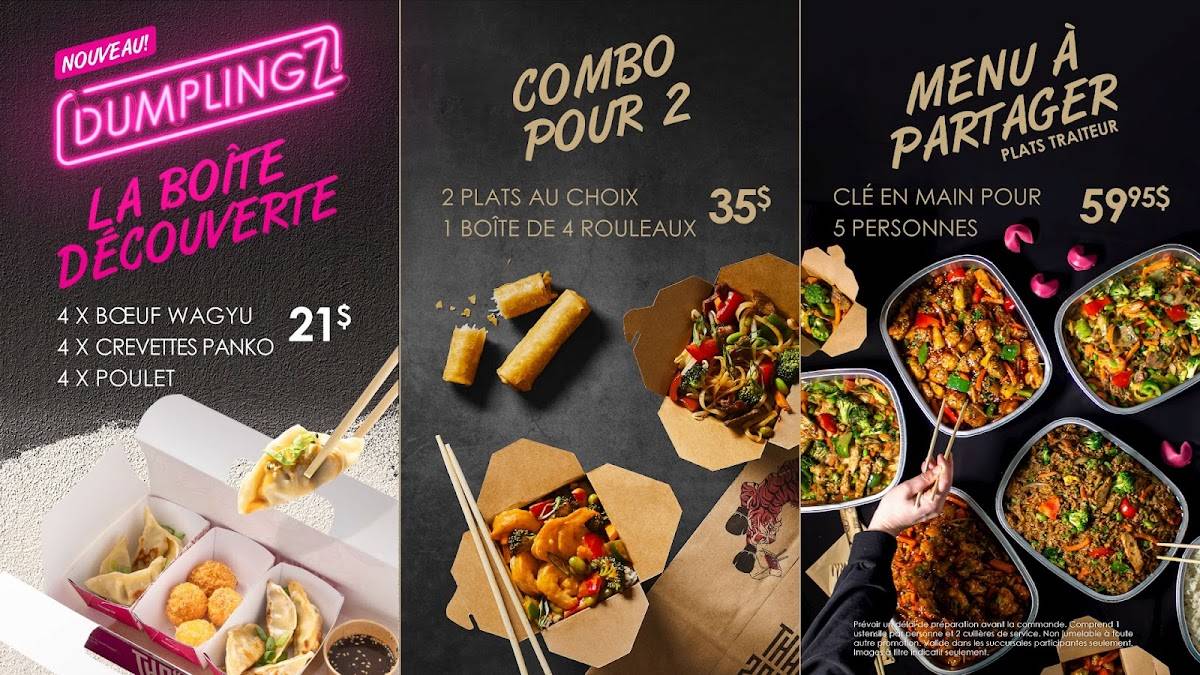 Menu de Thaïzone