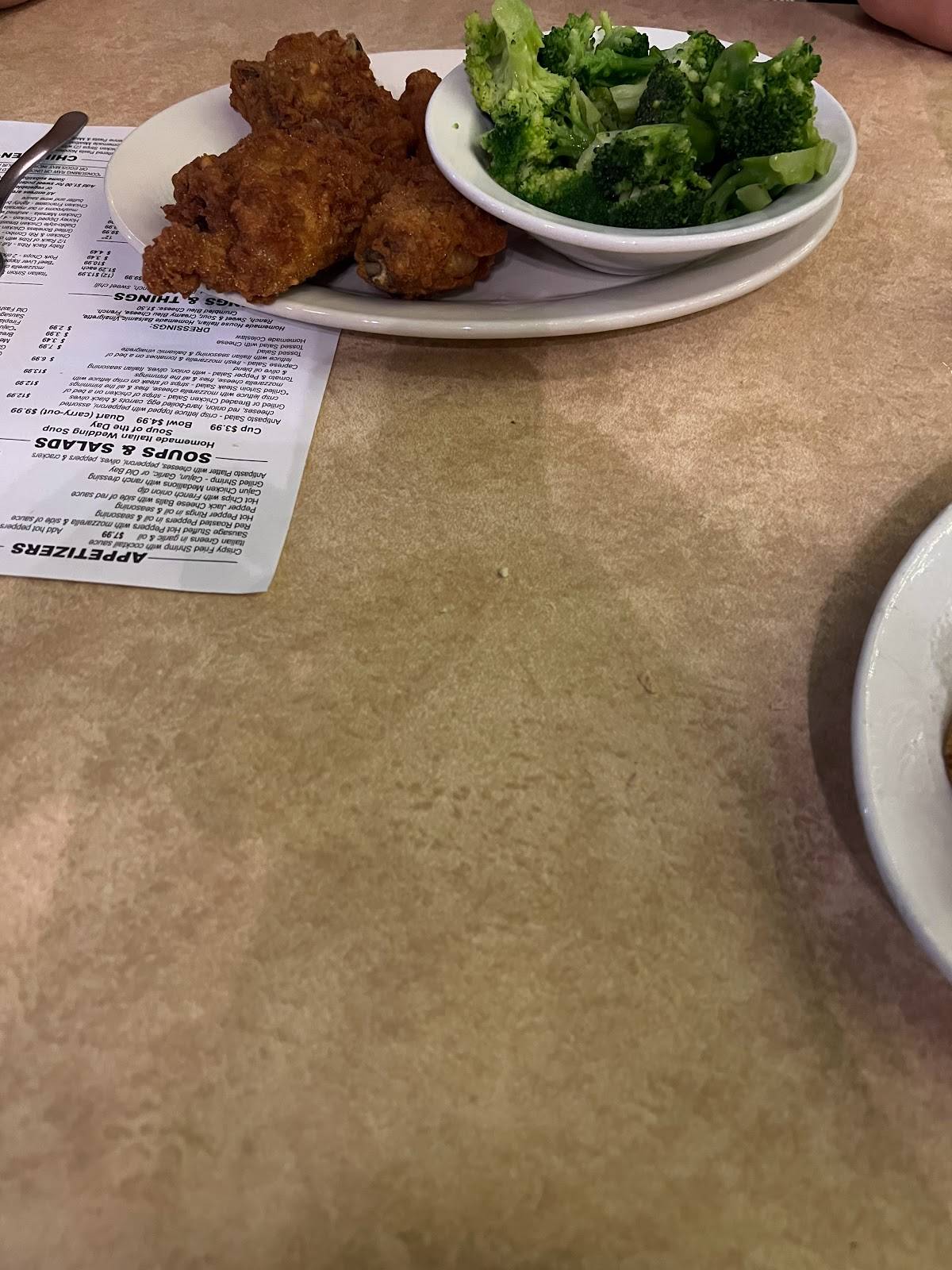 Menu at The Fireplace restaurant, Boardman