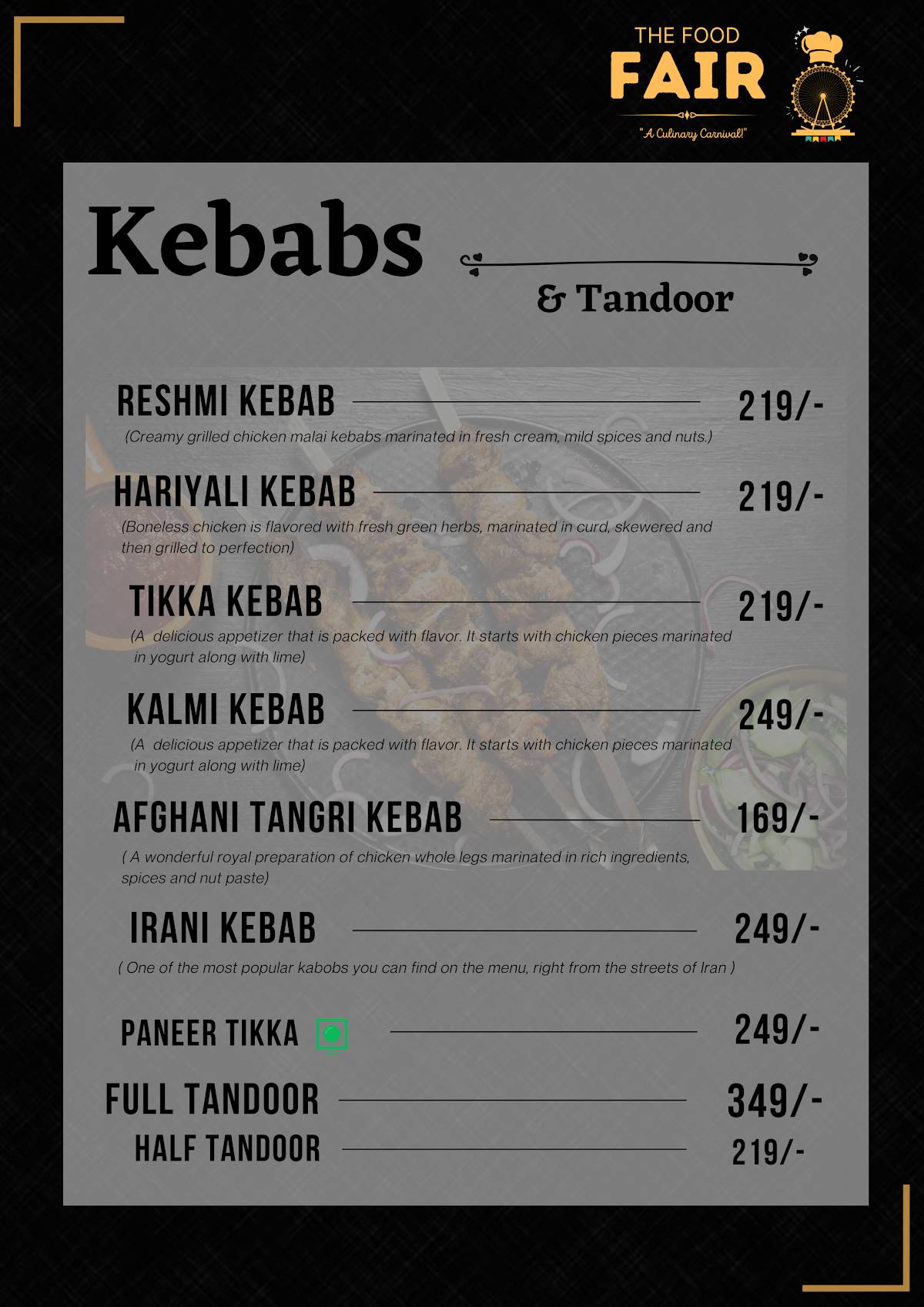 menu-at-the-food-fair-kolkata