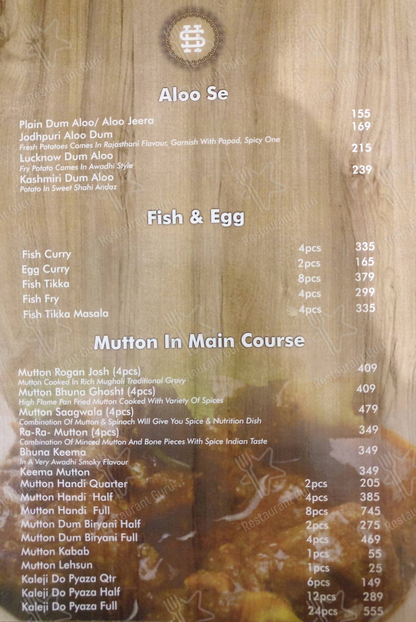 The Kitchenette Restaurant by Hotel Solitaire menu
