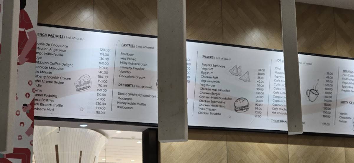 The Muffin House menu