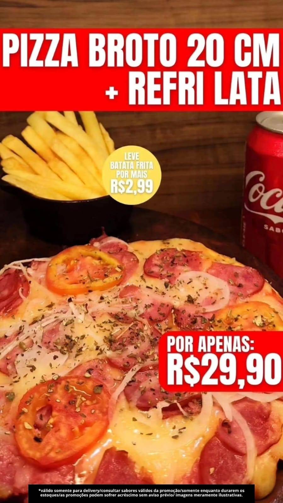 Tio Pizzas cardápio