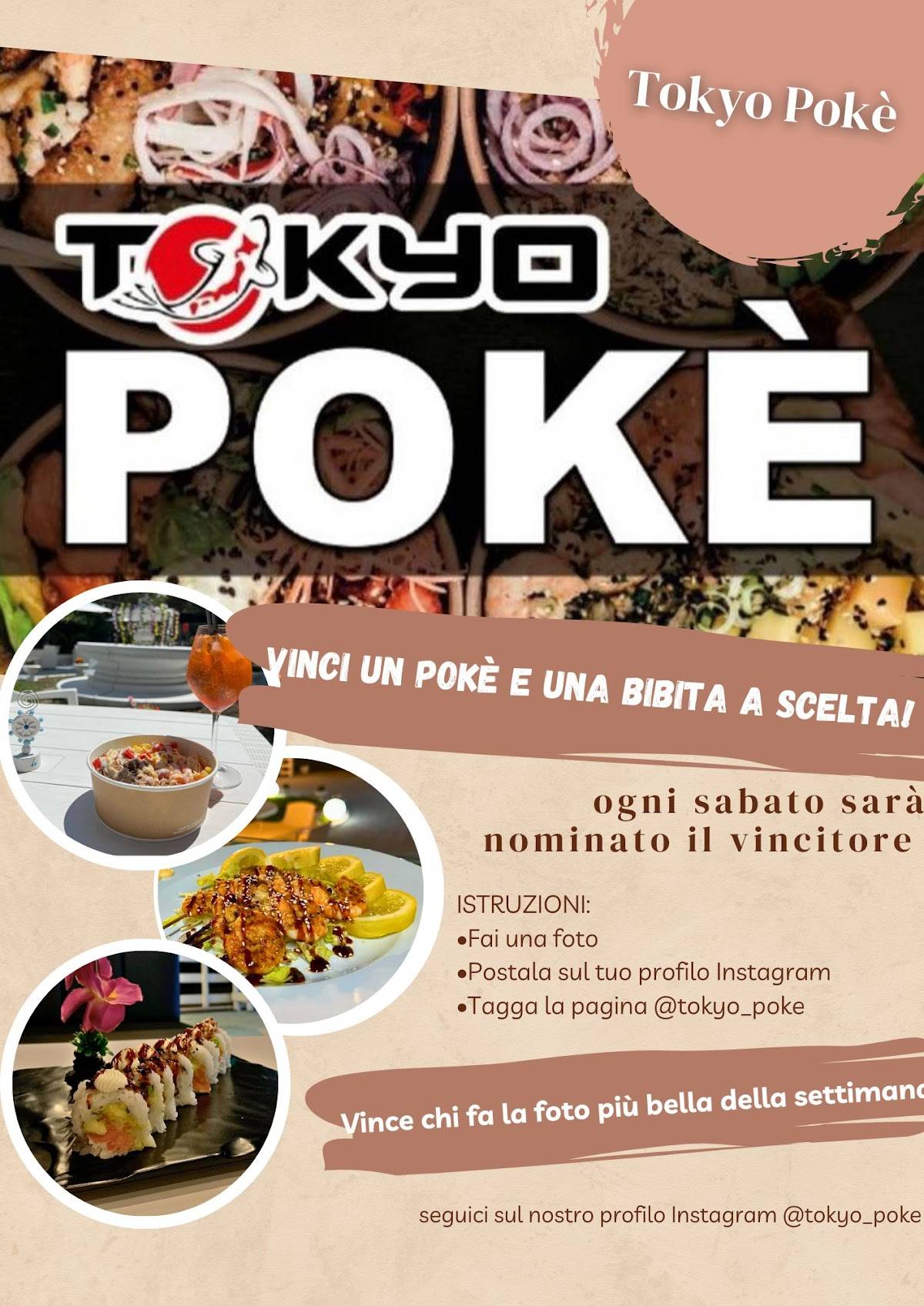 Menu di Tokyo Pokè 