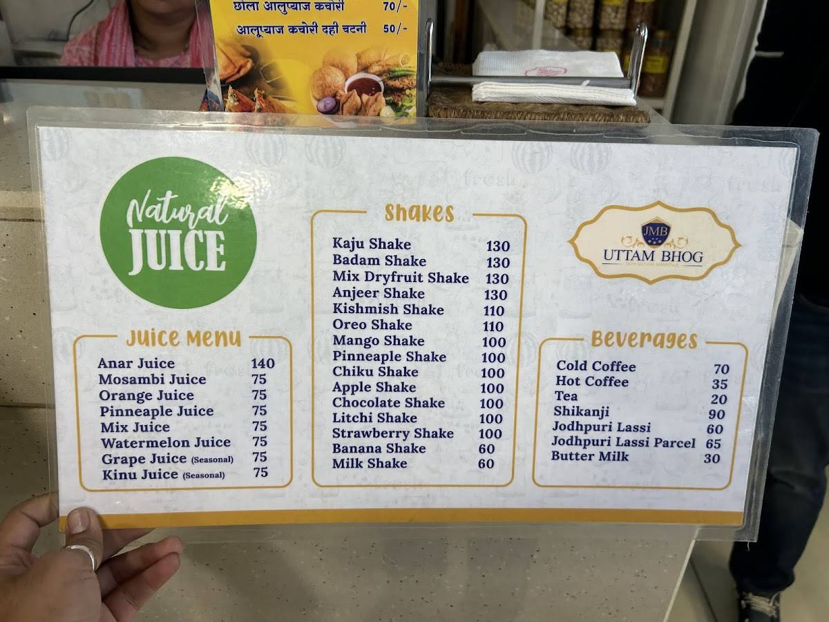 Uttam Bhog menu