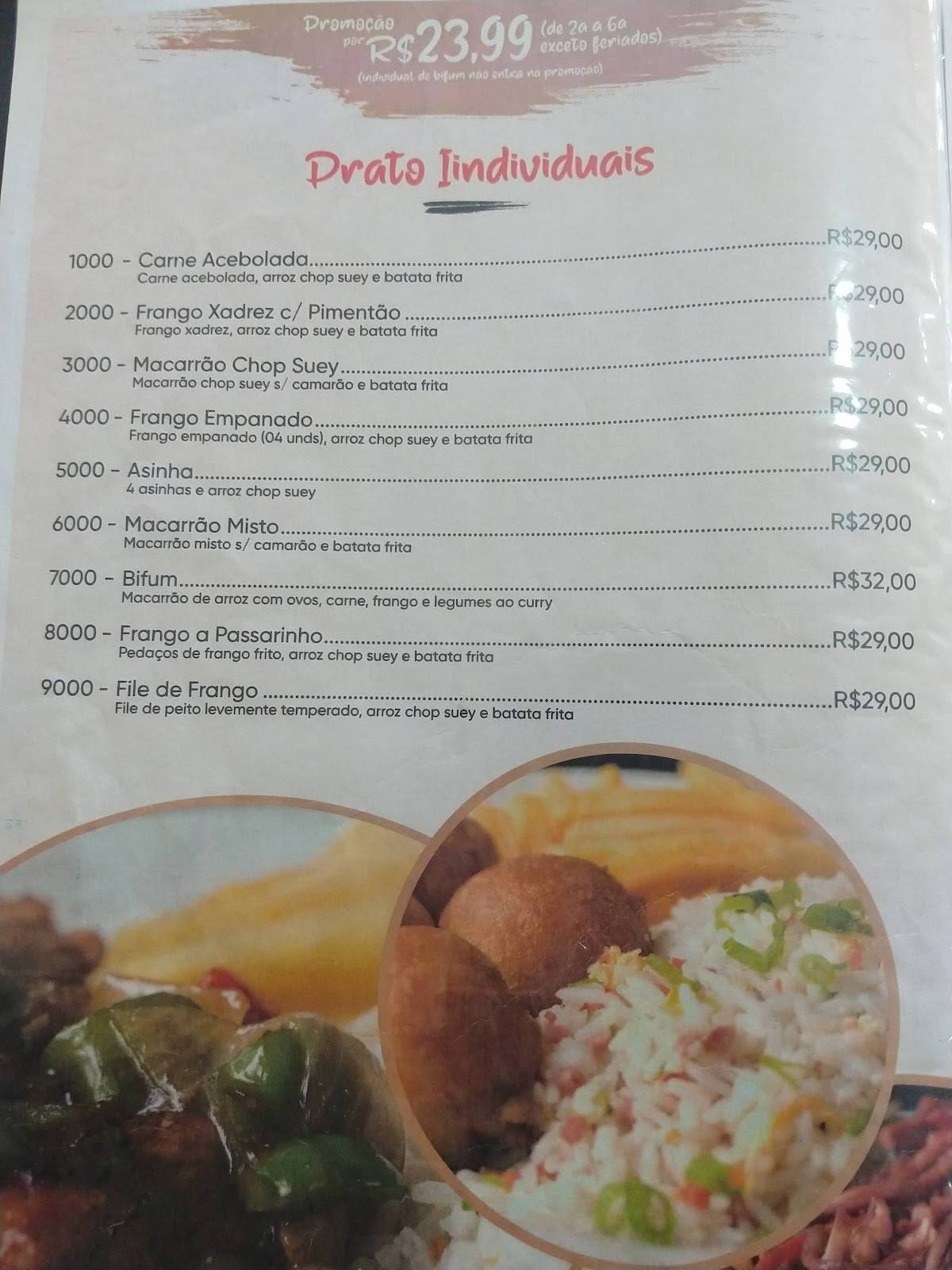 Va Long Espinheiro cardápio