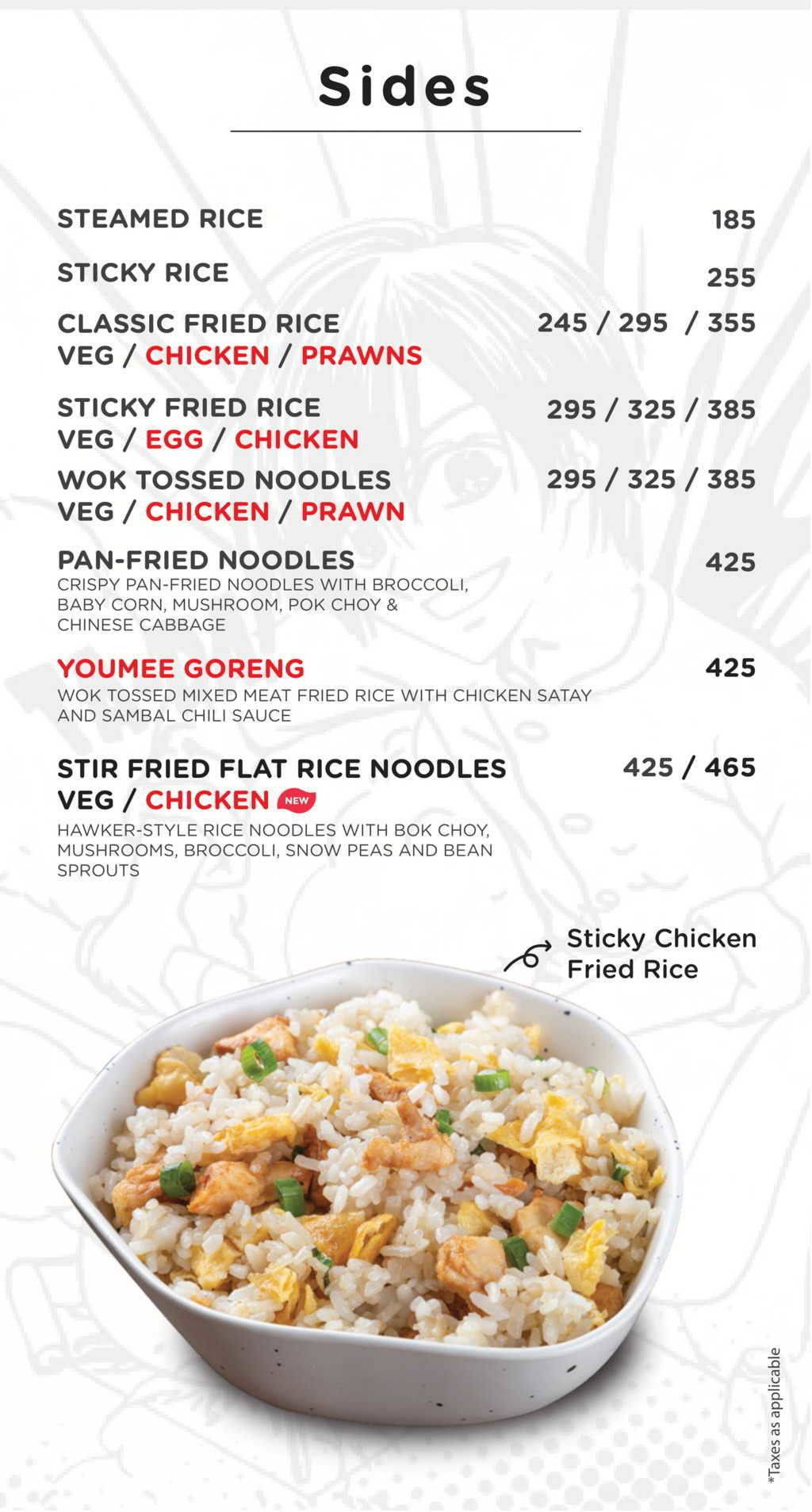 YouMee Greater Kailash 2 (GK2) menu